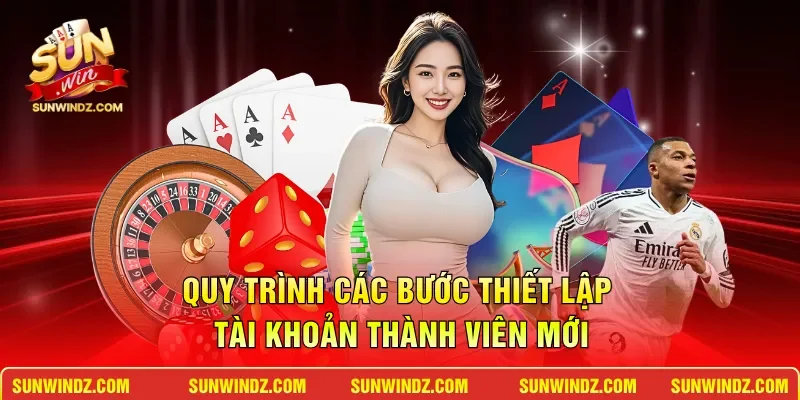 Hướng Dẫn SUNWIN 2 Sunwin Quy trình các bước thiết lập tài khoản thành viên mới